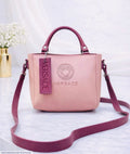 PU Leather Girl's Crossbody Bag – Pink