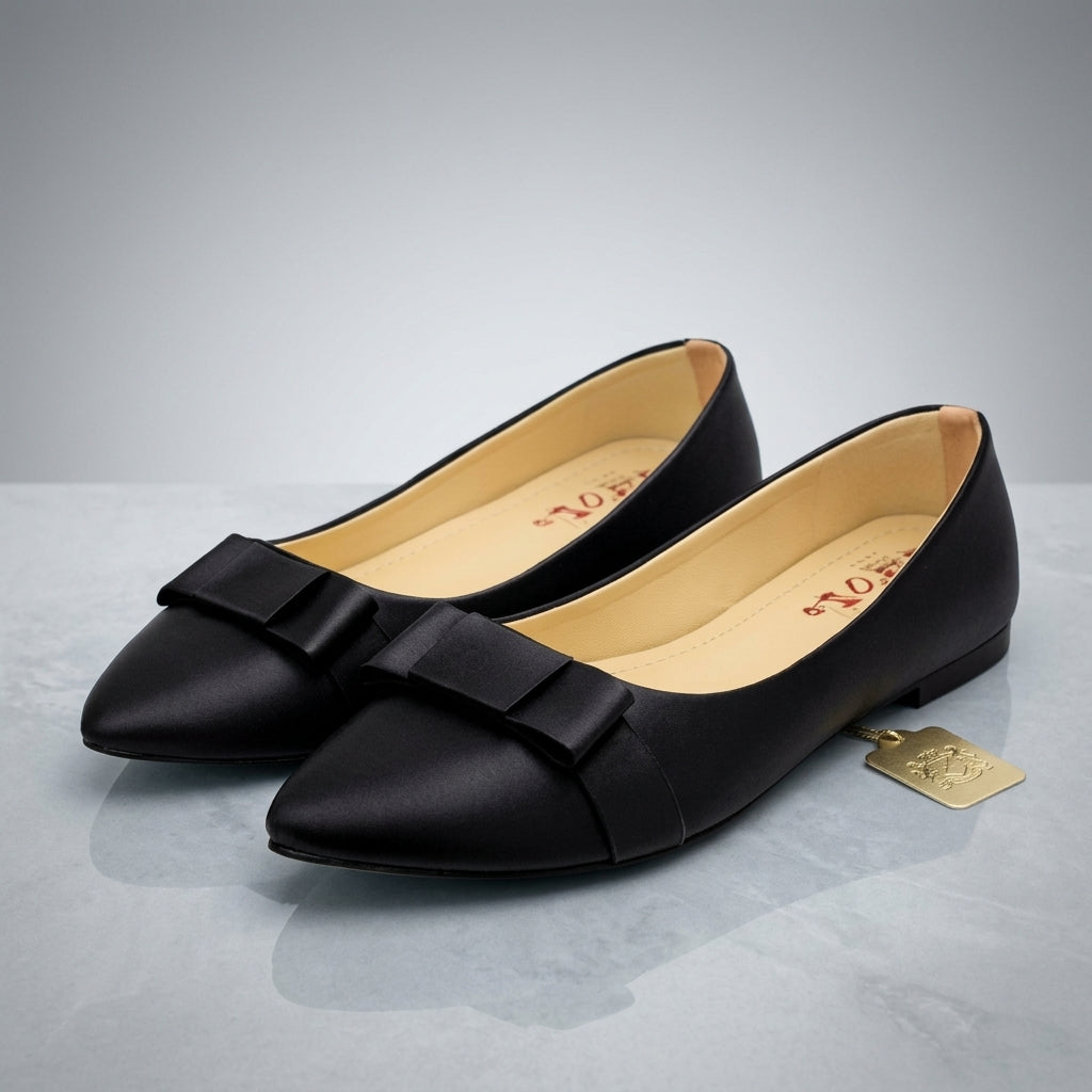 Women’s Synthetic Leather Formal Pumps – Black