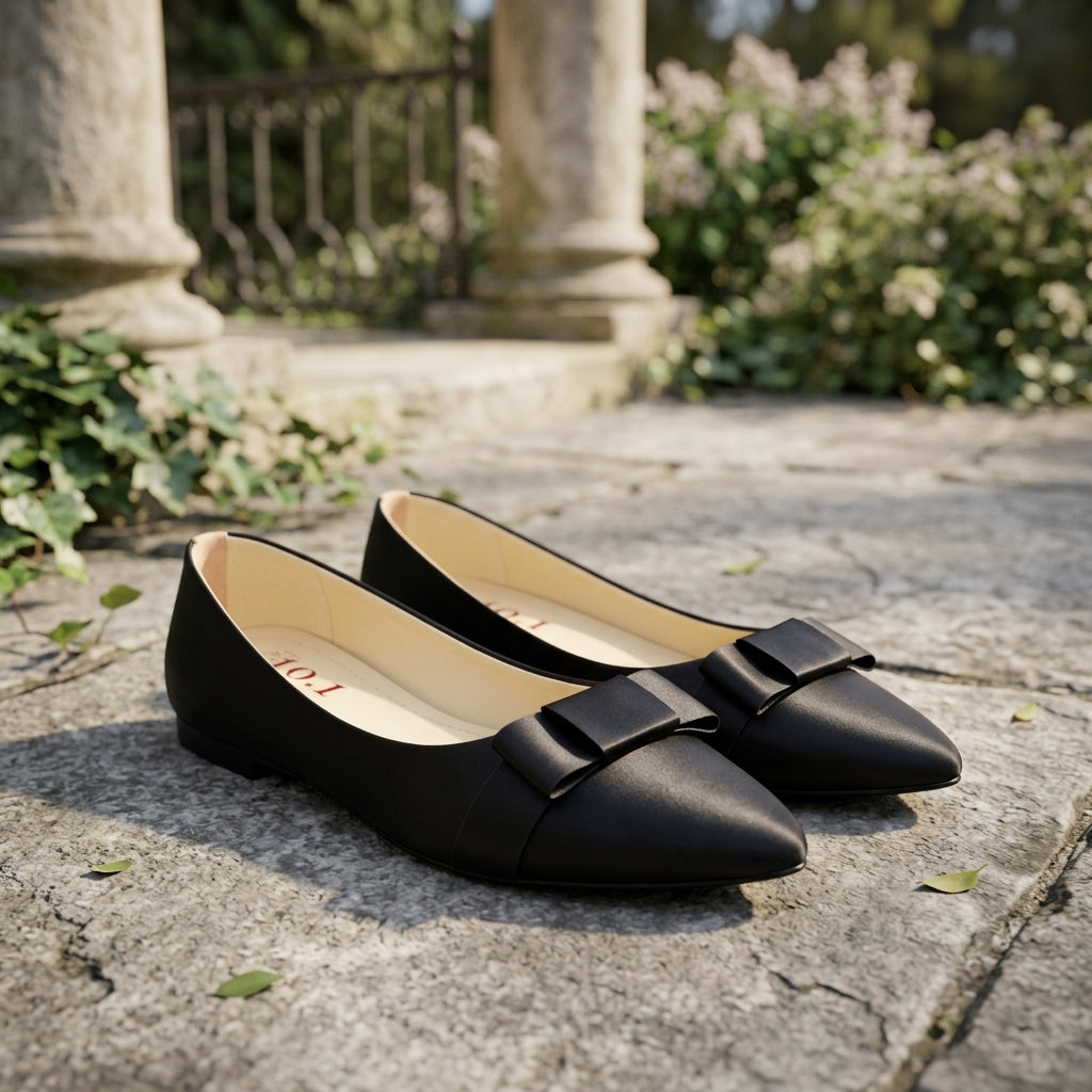 Women’s Synthetic Leather Formal Pumps – Black