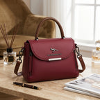Compact & Stylish Girls Leather Shoulder Bag – Easy Carry for Daily Essentials