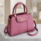 Stylish Pink Leather Handbag – Easy Carry with Premium Look